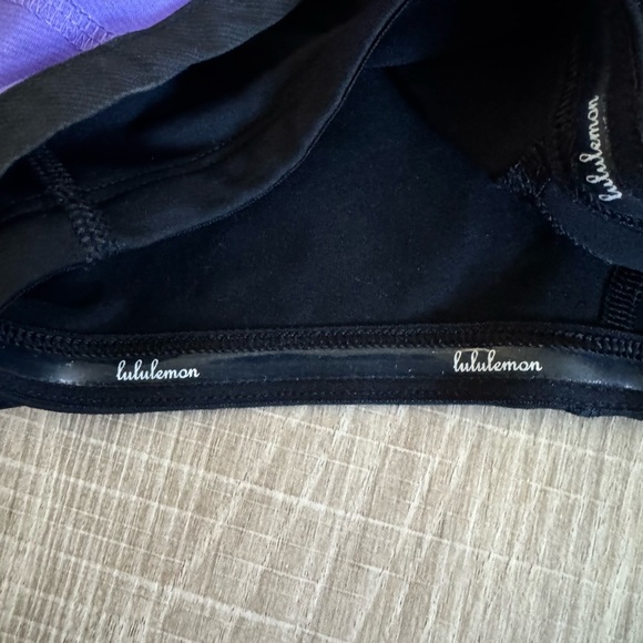 SOLD Lululemon Run Speed Squad Shorts Power Purple Black SIZE 4 RARE Running - Picture 4 of 8